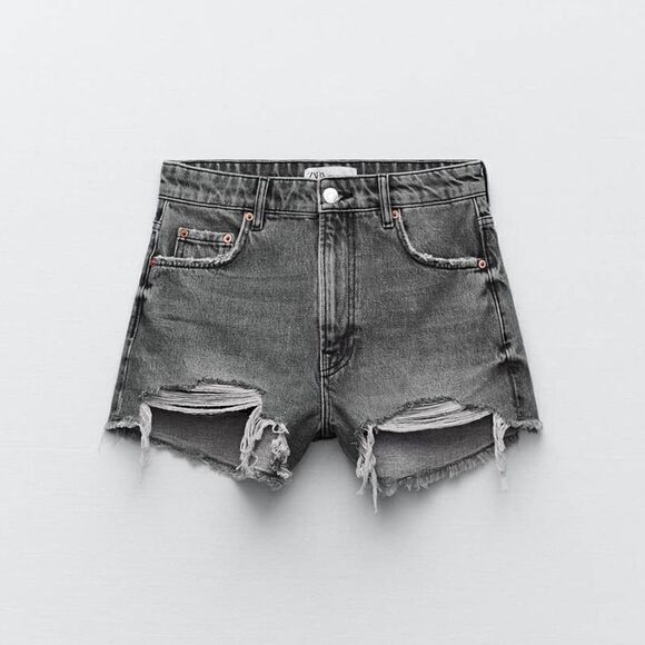 ZARA High Waisted Shorts New - Picture 5 of 8